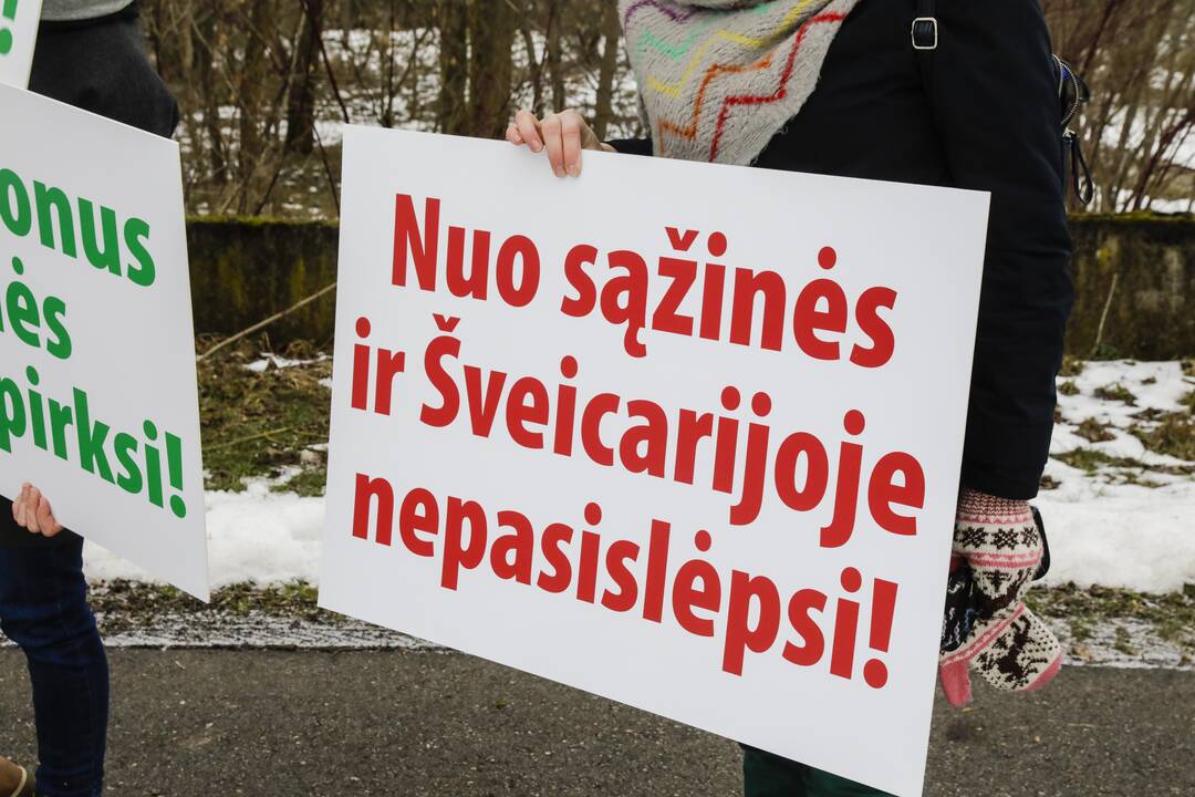 „Achemos“ darbuotojų streikas