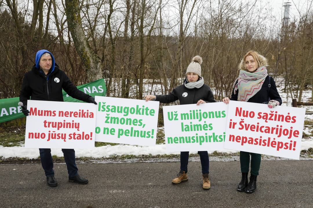 „Achemos“ darbuotojų streikas