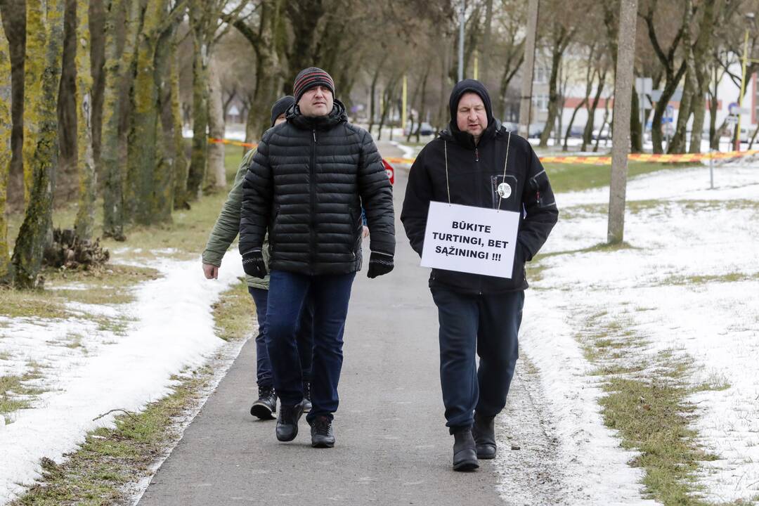 „Achemos“ darbuotojų streikas