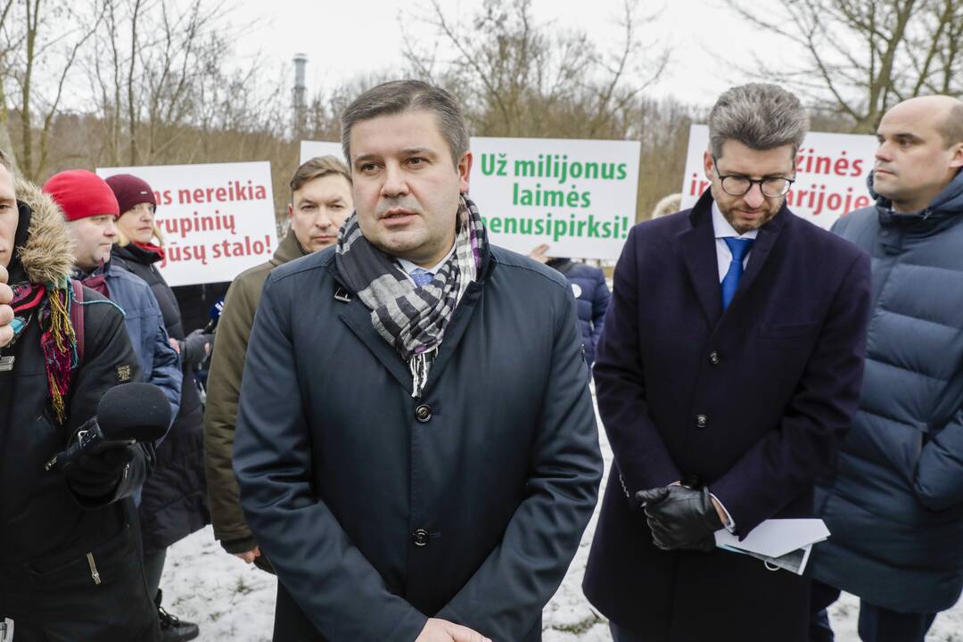 „Achemos“ darbuotojų streikas