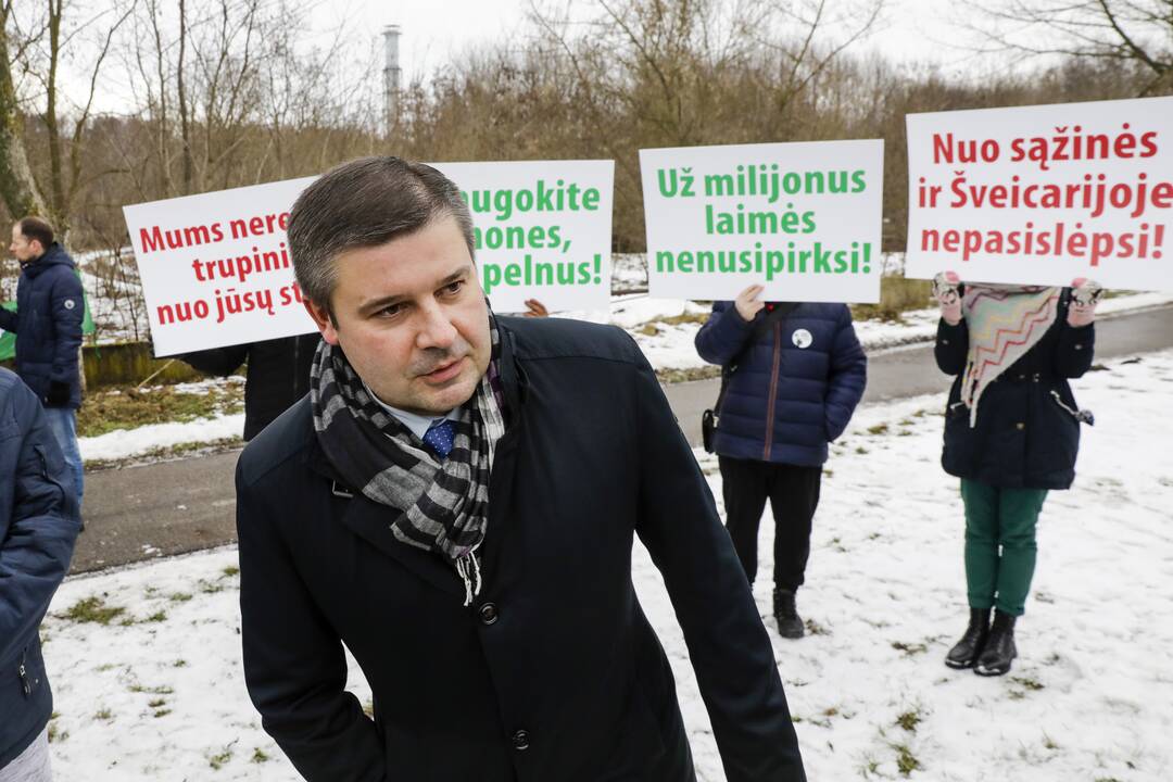 „Achemos“ darbuotojų streikas