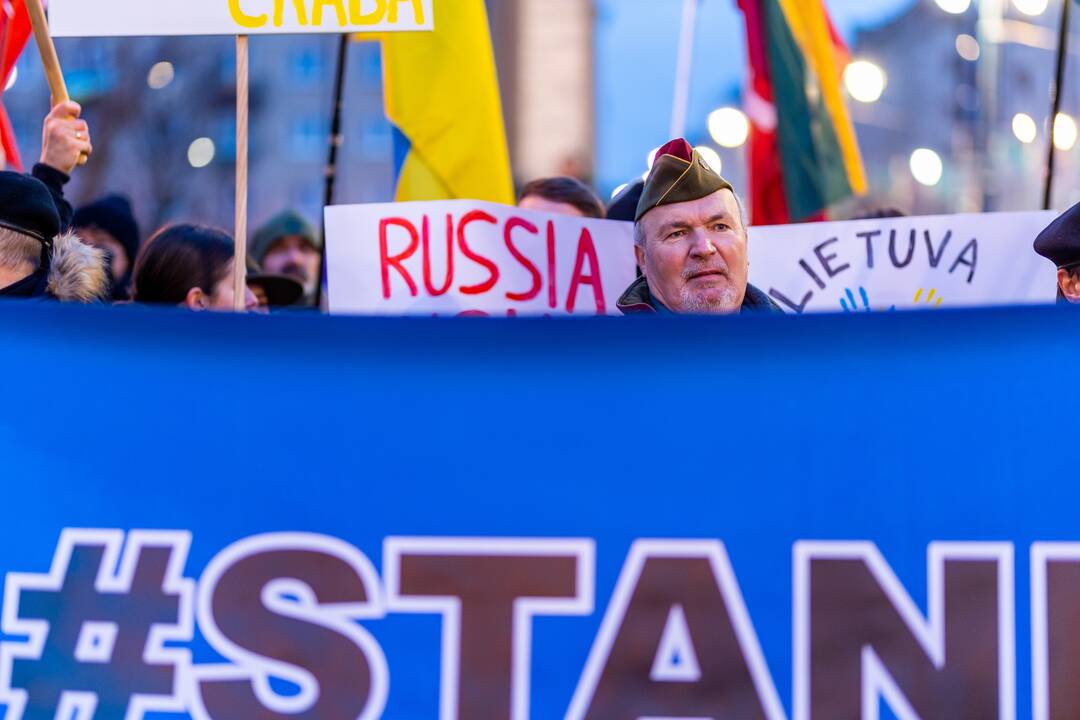 Vienybės ir solidarumo akcija „Laisvė šviečia“ Vilniuje