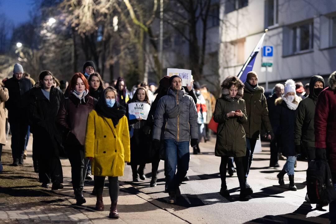 Vienybės ir solidarumo akcija „Laisvė šviečia“ Vilniuje