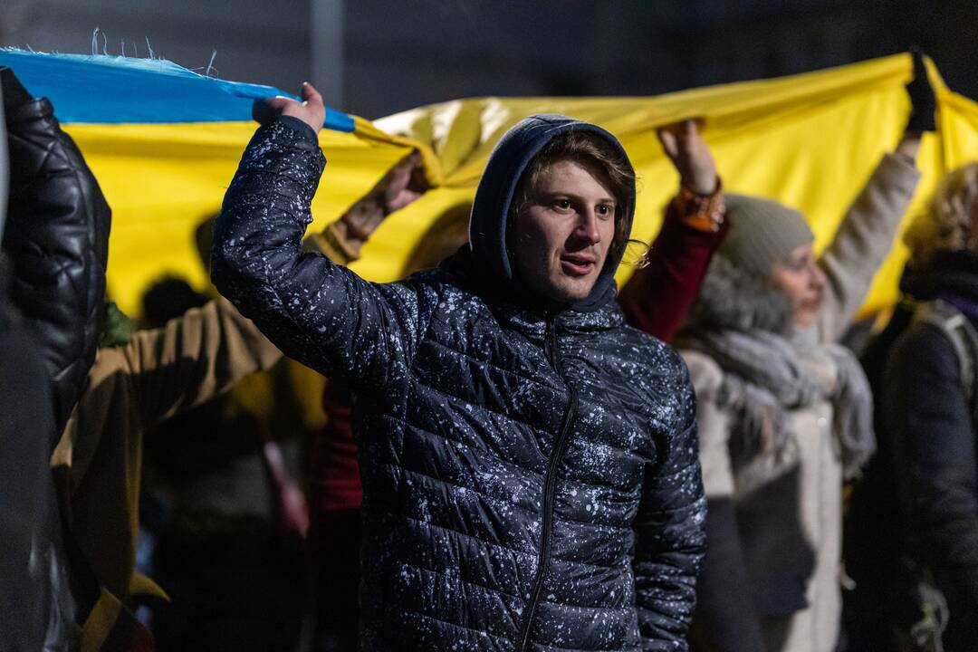 Vienybės ir solidarumo akcija „Laisvė šviečia“ Vilniuje