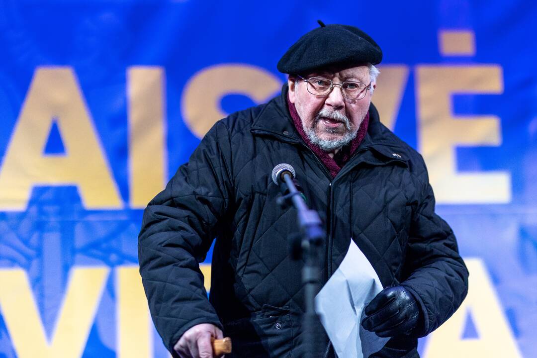 Vienybės ir solidarumo akcija „Laisvė šviečia“ Vilniuje