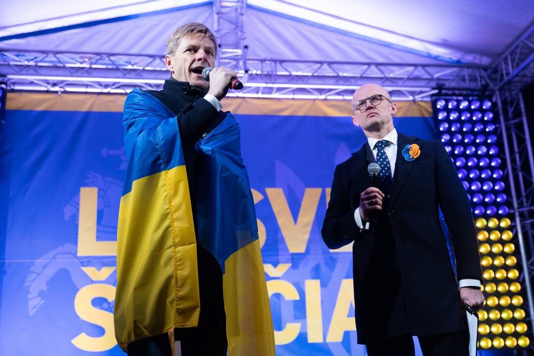 Vienybės ir solidarumo akcija „Laisvė šviečia“ Vilniuje