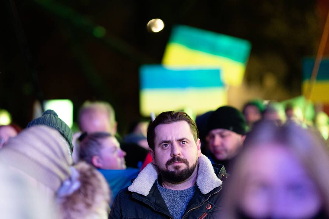 Vienybės ir solidarumo akcija „Laisvė šviečia“ Vilniuje