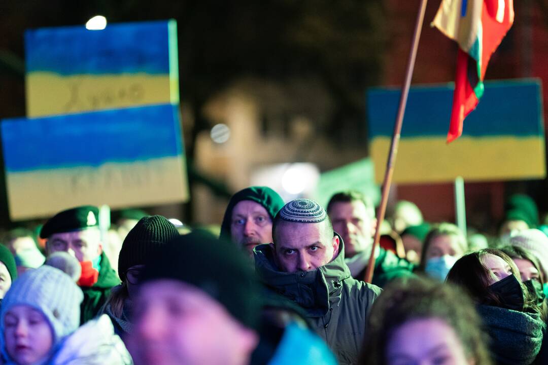 Vienybės ir solidarumo akcija „Laisvė šviečia“ Vilniuje