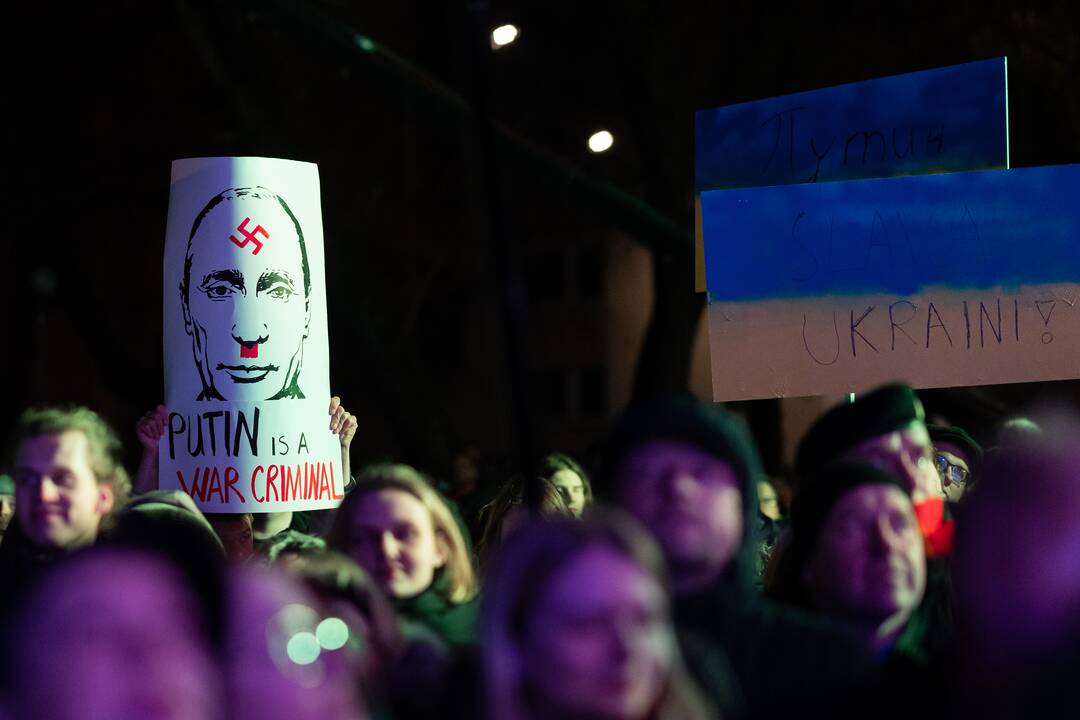 Vienybės ir solidarumo akcija „Laisvė šviečia“ Vilniuje