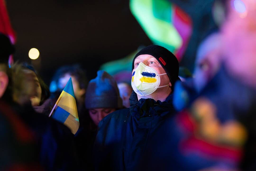 Vienybės ir solidarumo akcija „Laisvė šviečia“ Vilniuje