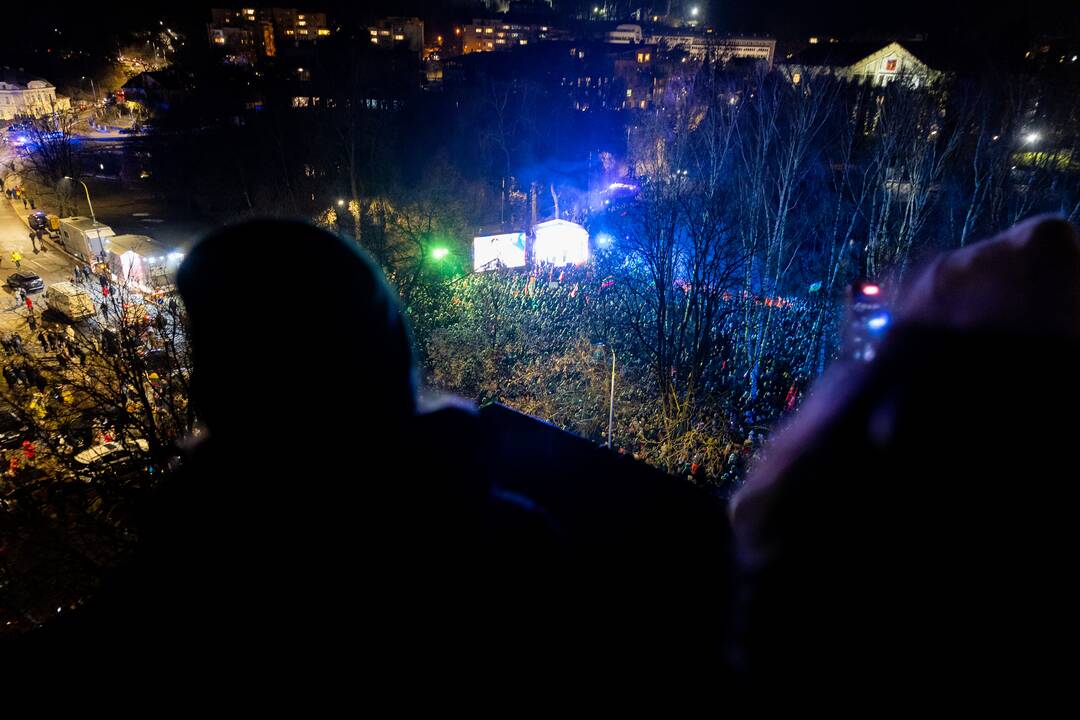 Vienybės ir solidarumo akcija „Laisvė šviečia“ Vilniuje