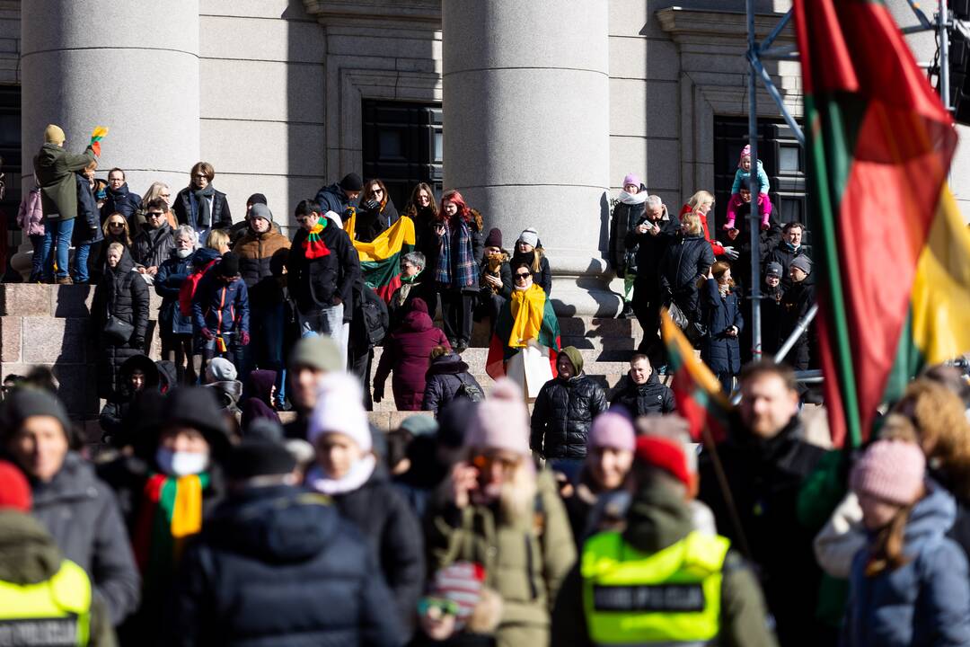 Trijų Baltijos valstybių vėliavų pakėlimo ceremonija