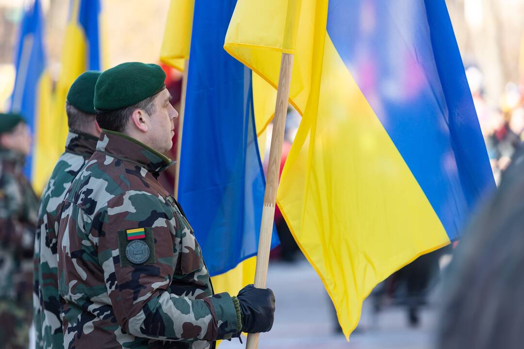 Trijų Baltijos valstybių vėliavų pakėlimo ceremonija