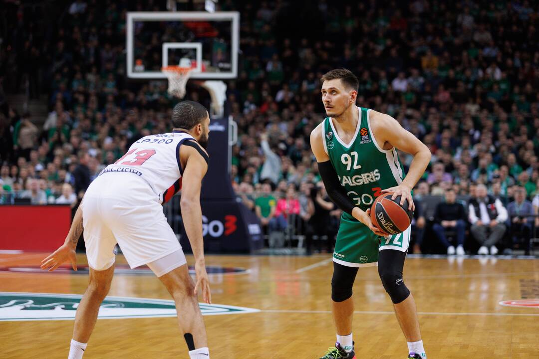 Eurolyga: Kauno „Žalgiris“ – Vitorijos „Baskonia“ (79:75)