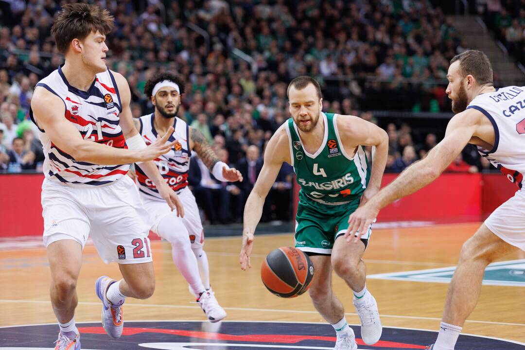 Eurolyga: Kauno „Žalgiris“ – Vitorijos „Baskonia“ (79:75)