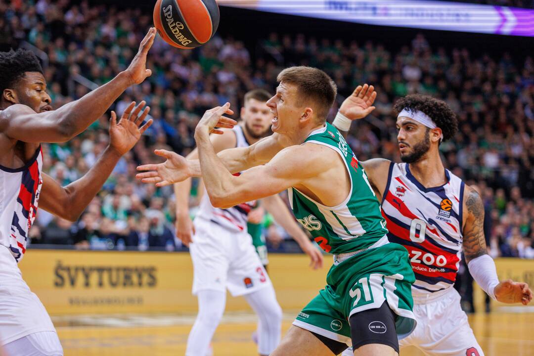 Eurolyga: Kauno „Žalgiris“ – Vitorijos „Baskonia“ (79:75)