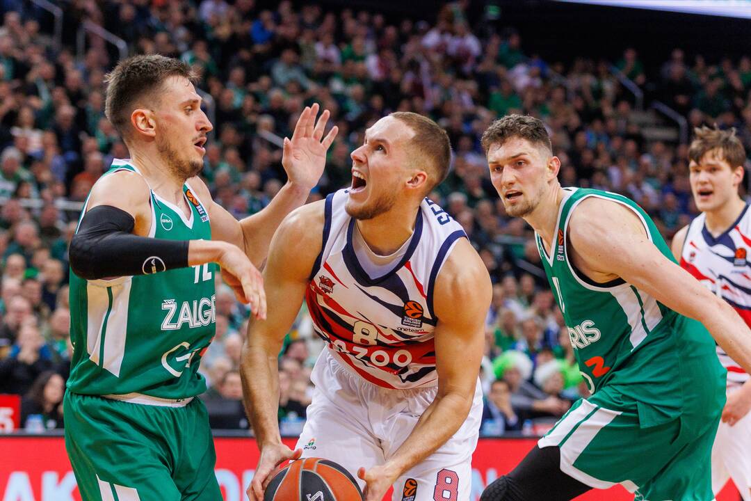 Eurolyga: Kauno „Žalgiris“ – Vitorijos „Baskonia“ (79:75)