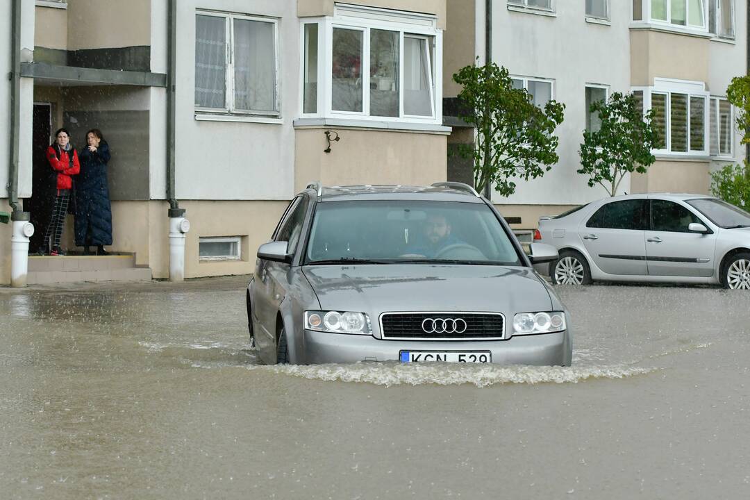 Potvynis Kretingoje