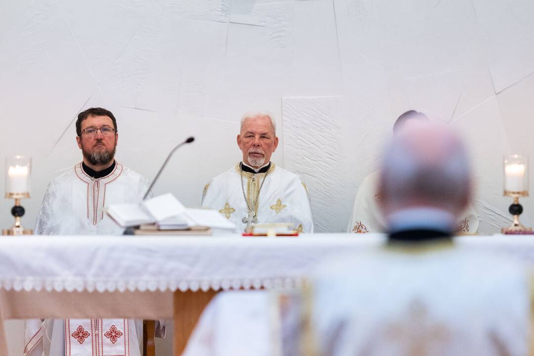 Vilniuje pirmąsias mišias laikė Konstantinopolio egzarchas