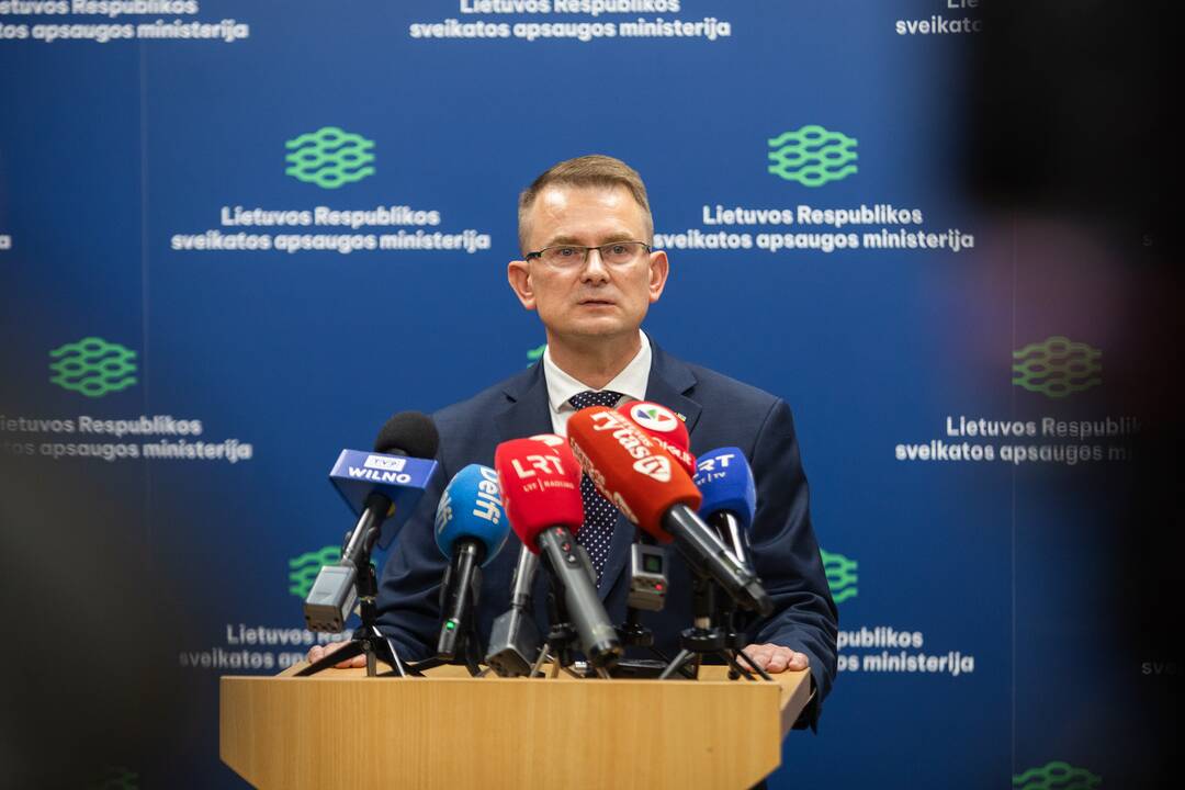 A. Dulkio ir A. Pečkausko spaudos konferencija