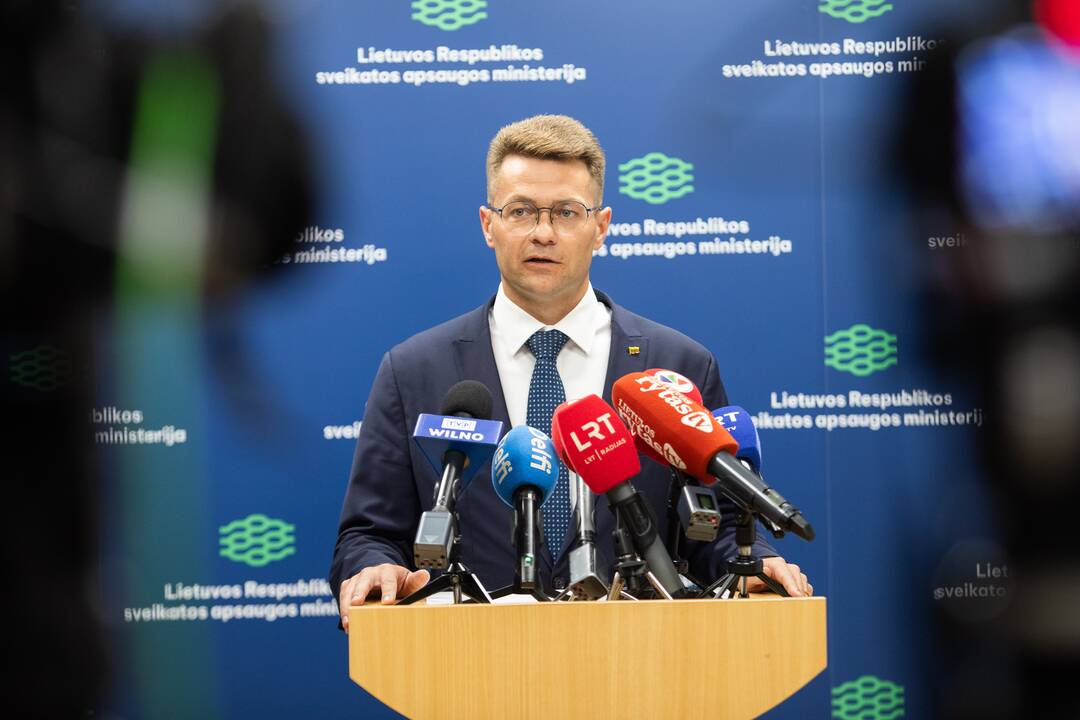 A. Dulkio ir A. Pečkausko spaudos konferencija