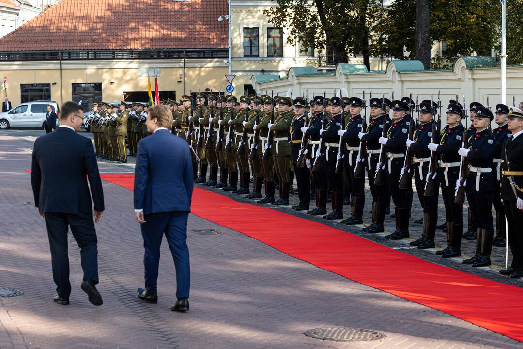 Nyderlandų gynybos ministro vizitas Lietuvoje