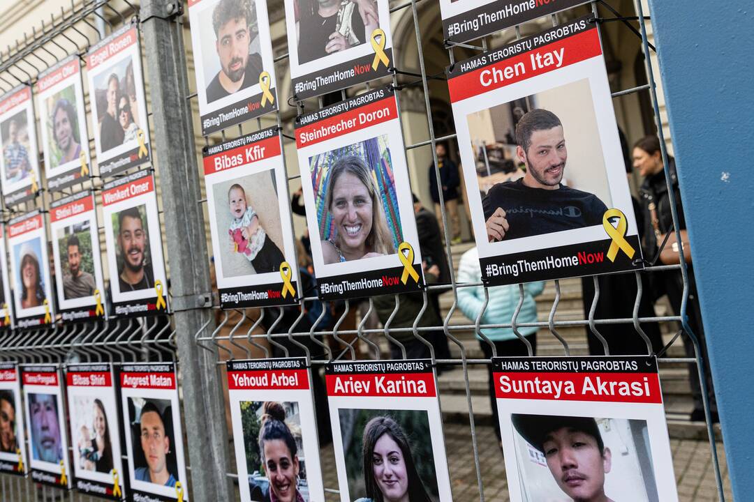 Vilniaus choralinėje sinagogoje paminėtos „Hamas“ išpuolio Izraelyje metinės