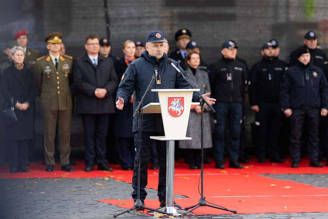 Vilniuje – policijos, ugniagesių ir Viešojo saugumo tarnybos vadų inauguracija