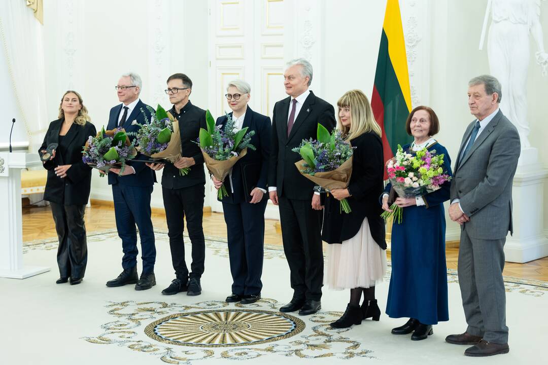 Prezidentas įteikė Nacionalines kultūros ir meno bei Jono Basanavičiaus premijas