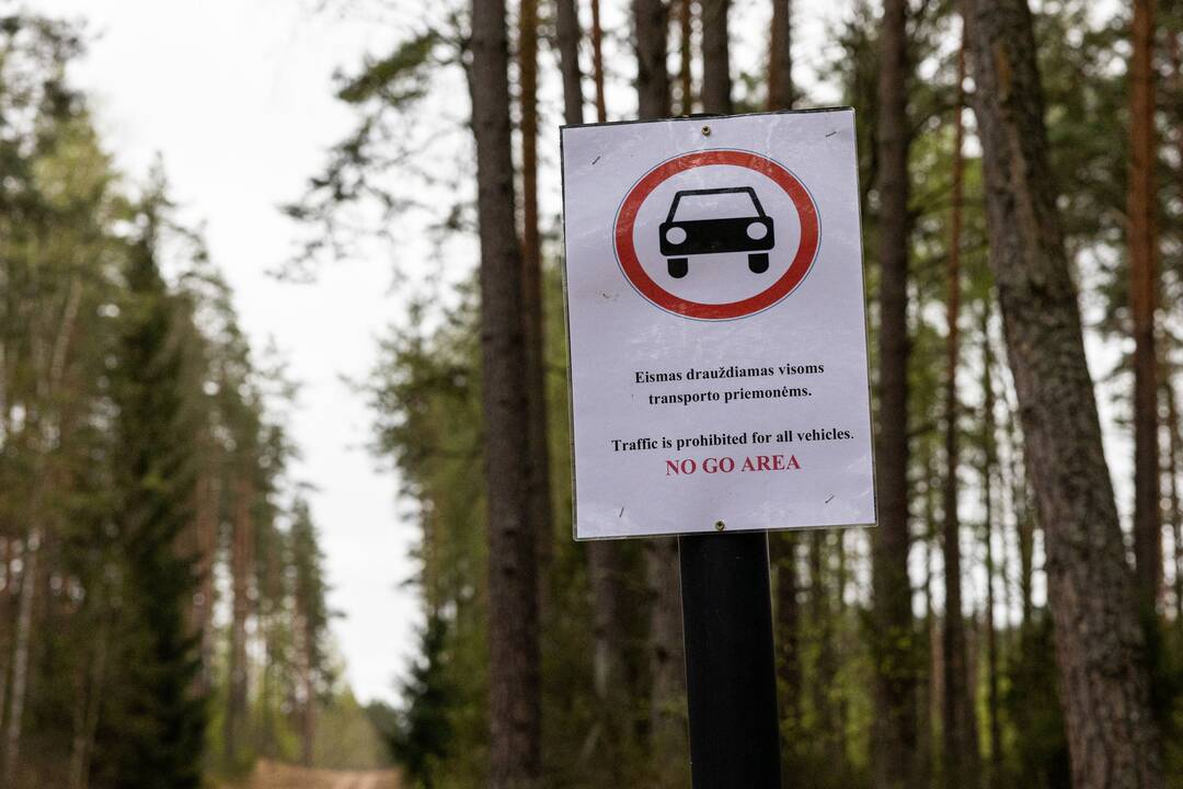 JAV karių žūties vietos incidento padarinių likvidavimo darbų pristatymas