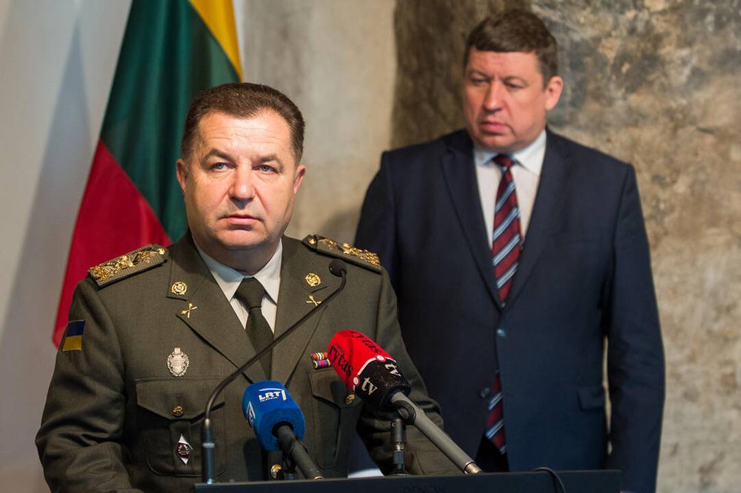 Stepanas Poltorakas ir Raimundas Karoblis