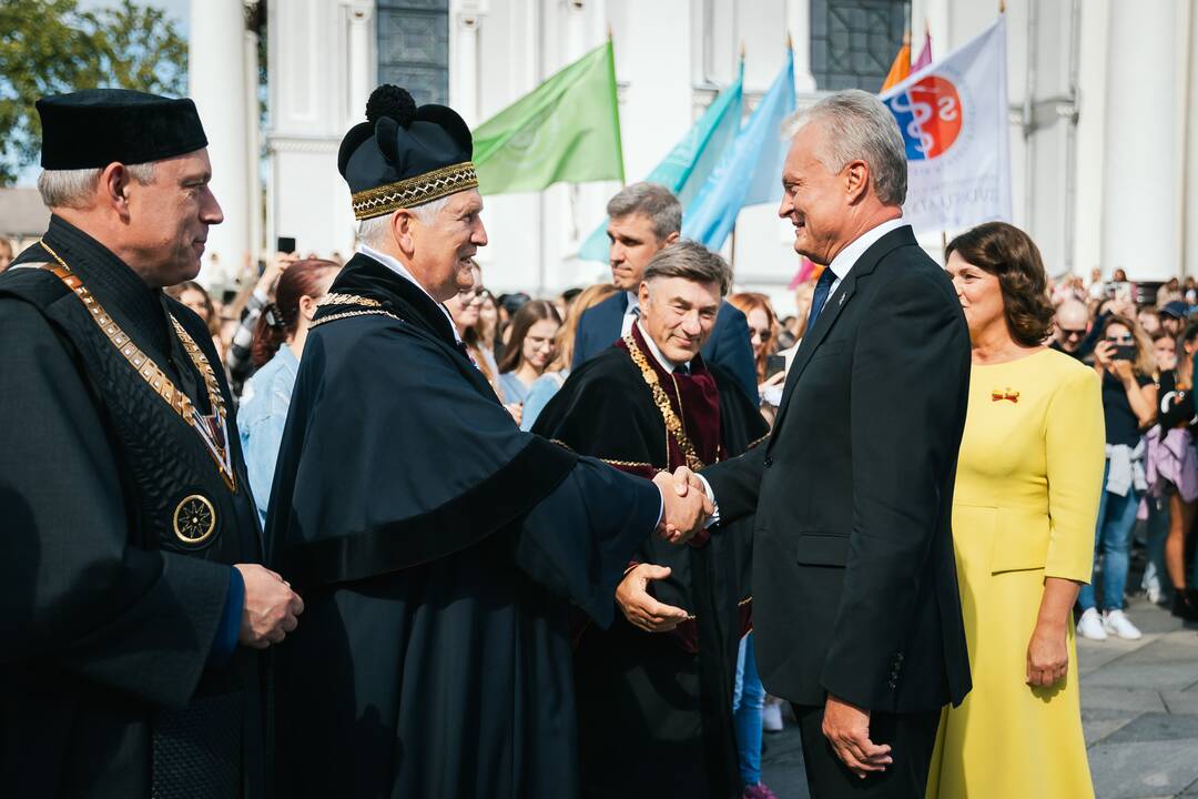 Prezidentas dalyvavo Kauno universitetų mokslo metų pradžios šventėje