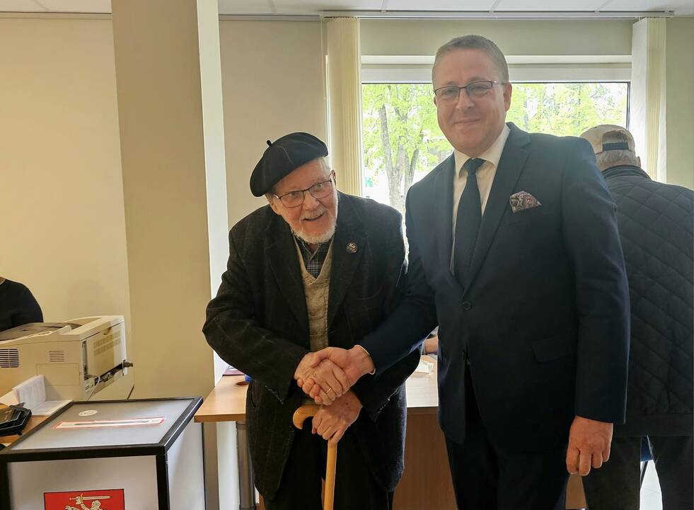 Vytautas Landsbergis ir Šarūnas Vaitkus