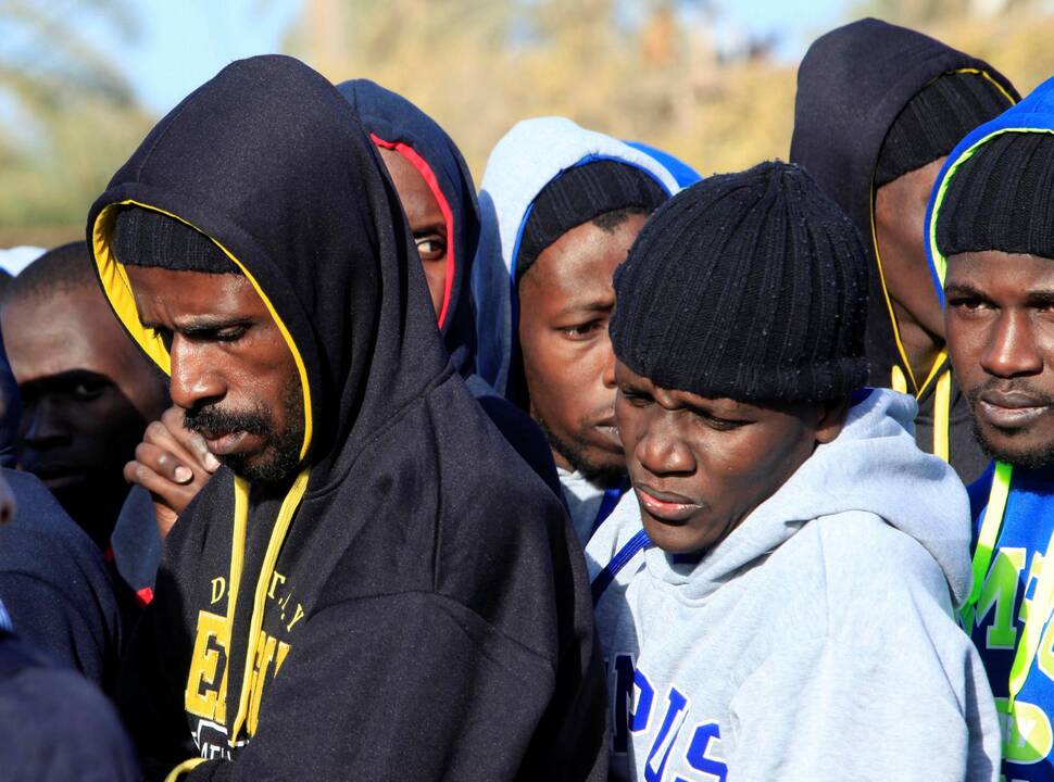 Libijoje per keturių dienų kelionę konteineryje užduso 13 migrantų