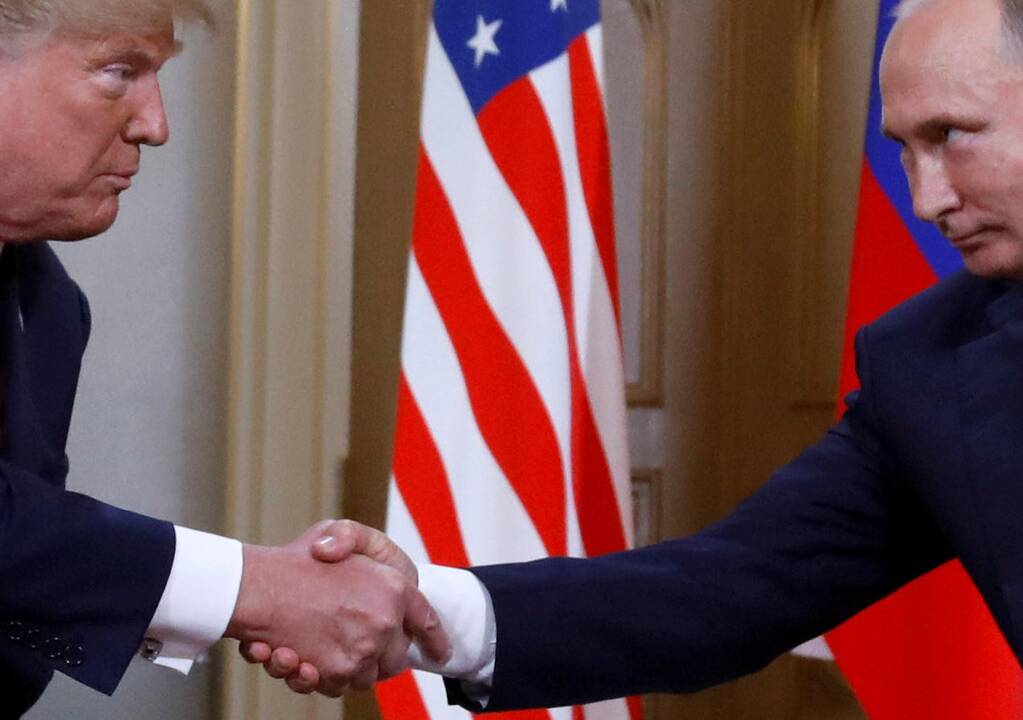 Donaldas Trumpas ir Vladimiras Putinas