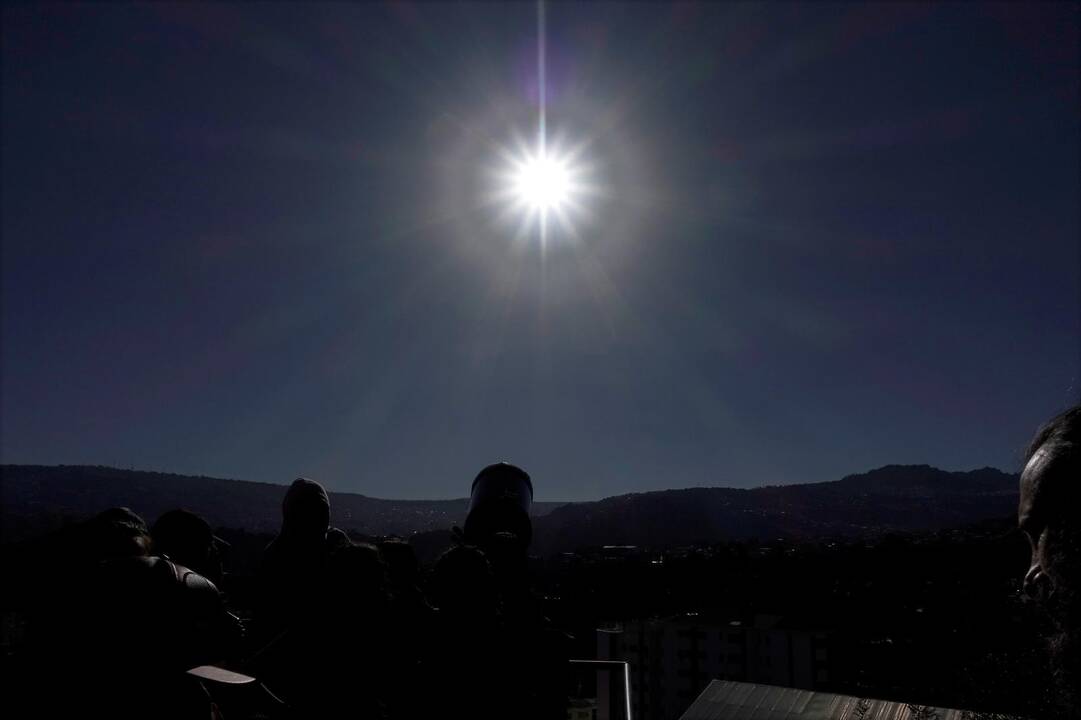 Visiškas Saulės užtemimas Pietų Amerikoje