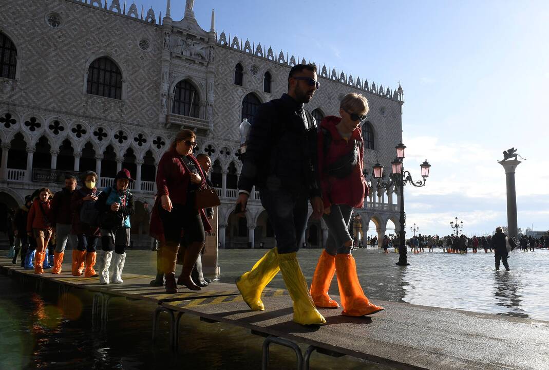 Veneciją užliejo potvynis