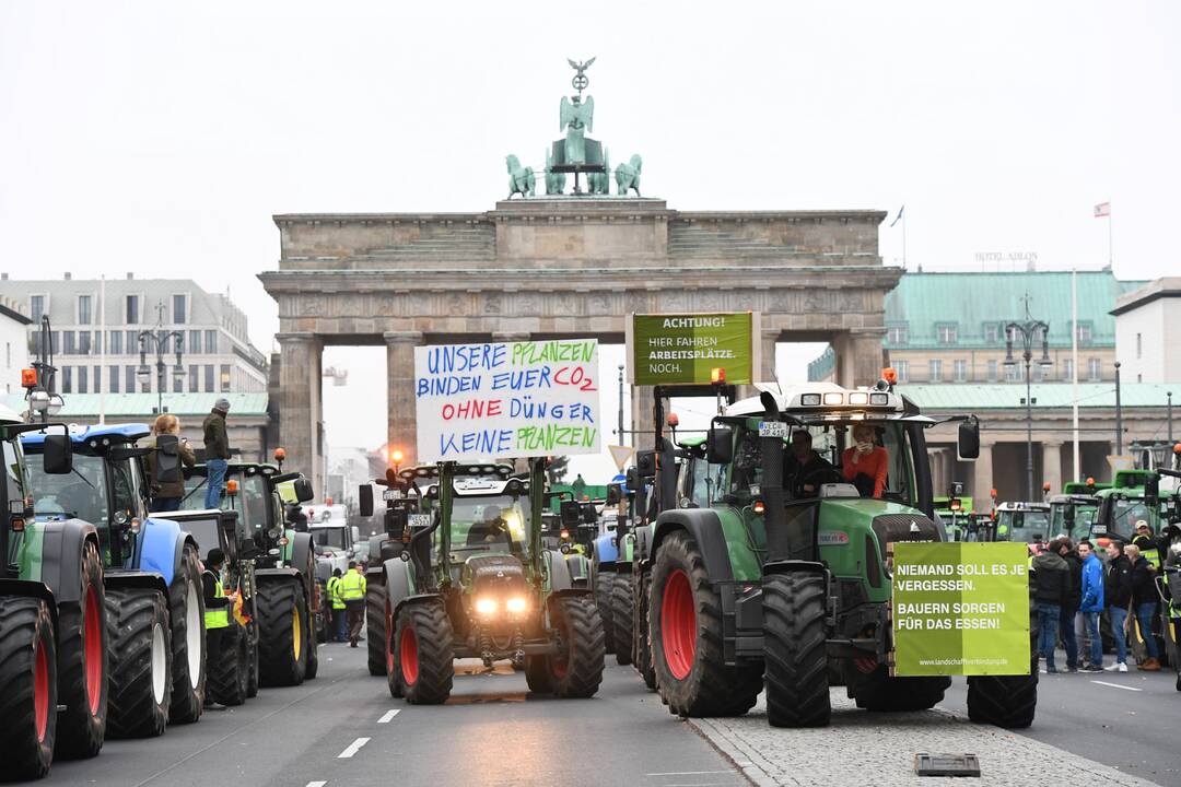 Ūkininkų protestas Berlyne