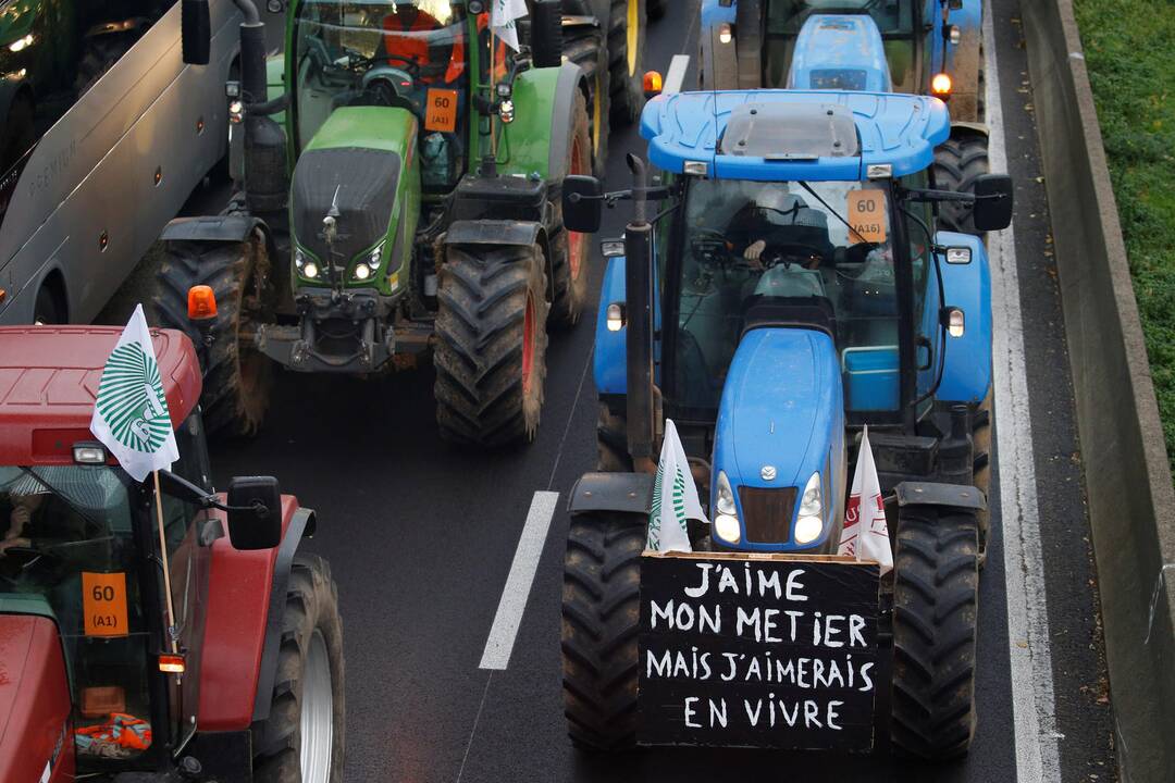 Ūkininkų protestas Prancūzijoje