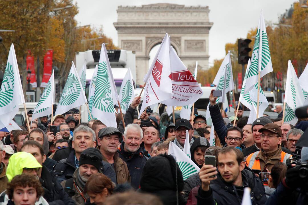 Ūkininkų protestas Prancūzijoje