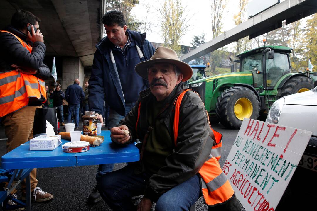 Ūkininkų protestas Prancūzijoje