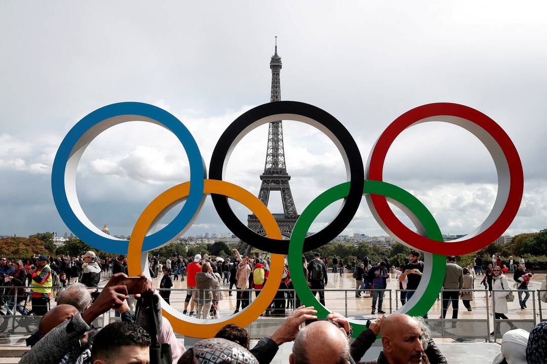 Paryžiaus merė nepritaria rusų dalyvavimui olimpiadoje, kol vyksta karas Ukrainoje