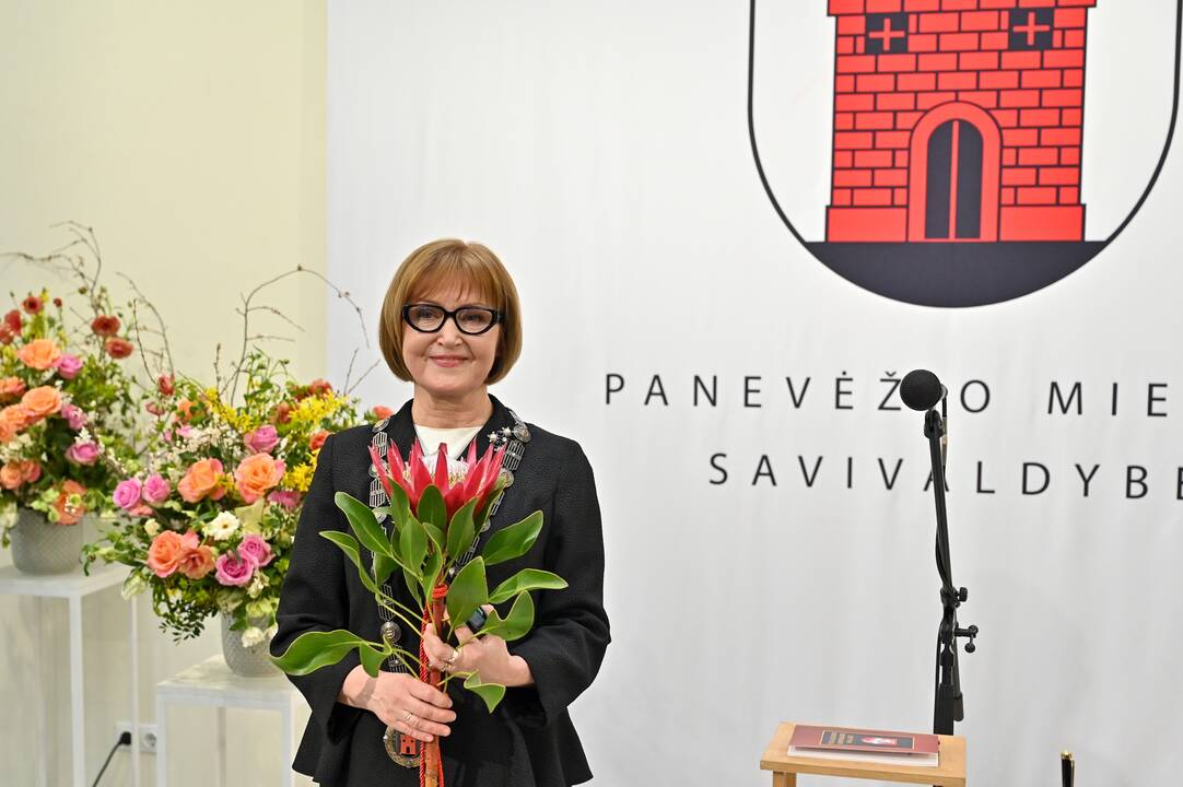 Prisiekė naujoji Panevėžio merė