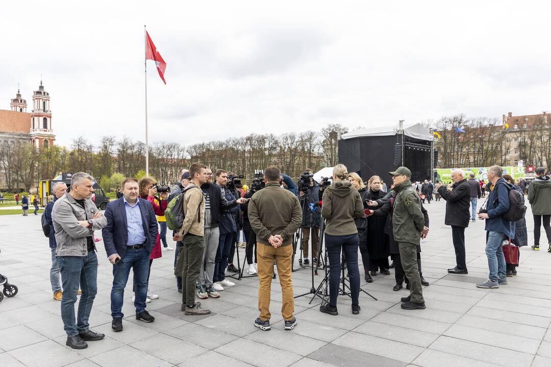 Spaudos konferencija dėl gegužės 9-osios
