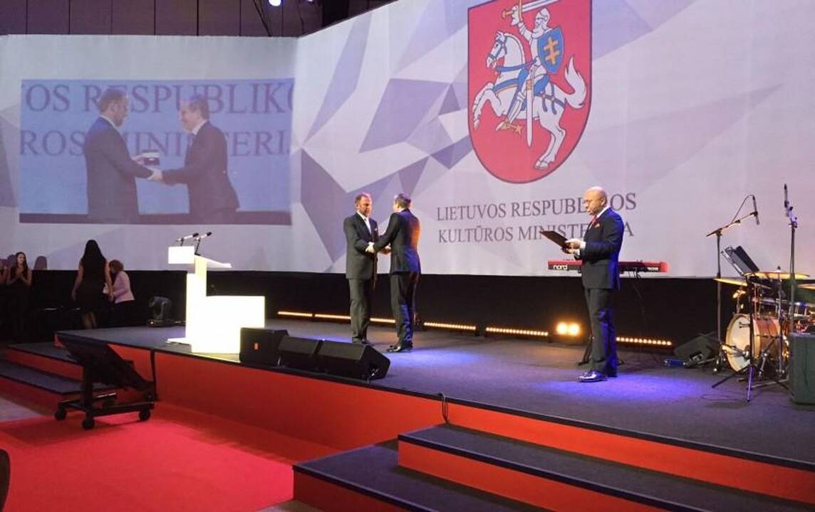 Įvertino kultūros mecenatą R. Cibauską