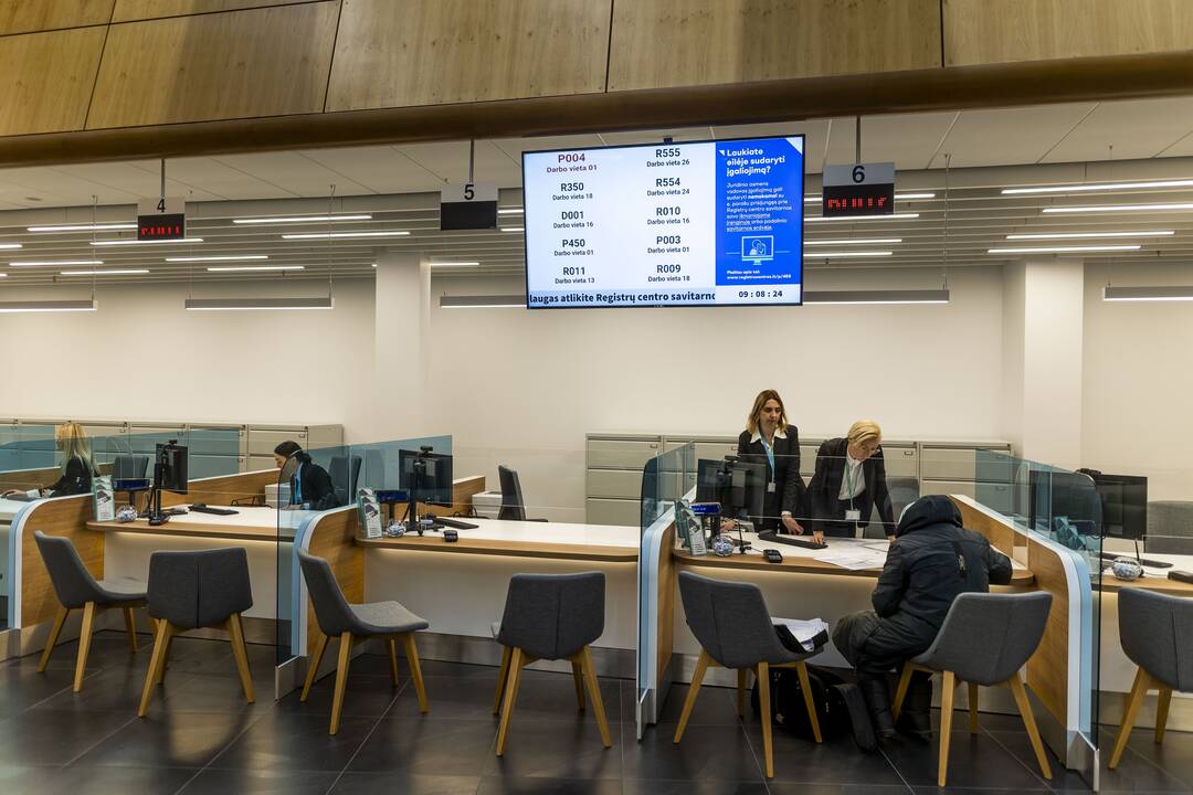 Atnaujintas Registrų centro klientų aptarnavimo padalinys Vilniuje