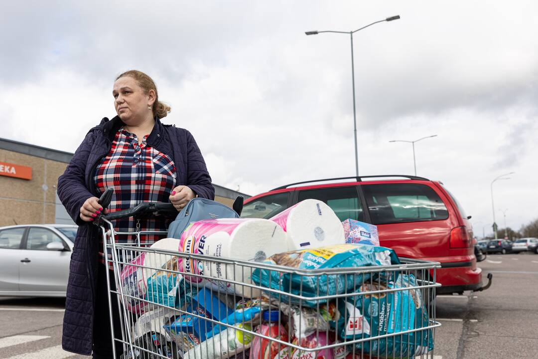 Lenkijoje apsiperkantys lietuviai