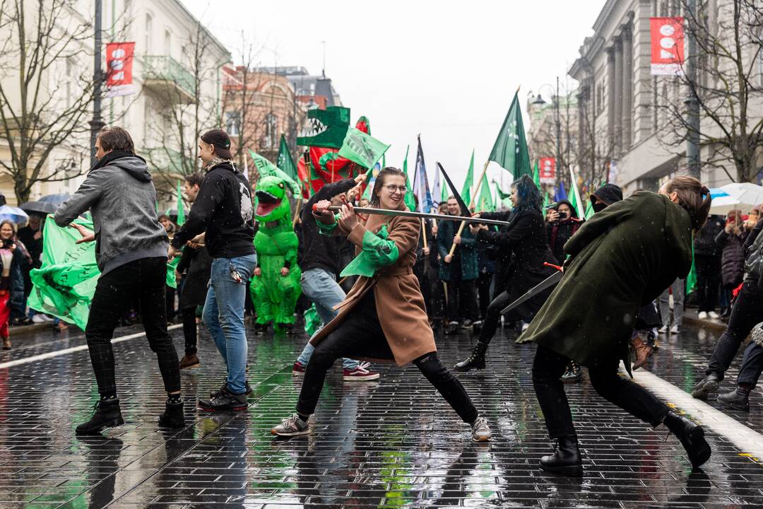 Studentų festivalio „Fiziko diena“ tradicinė eisena