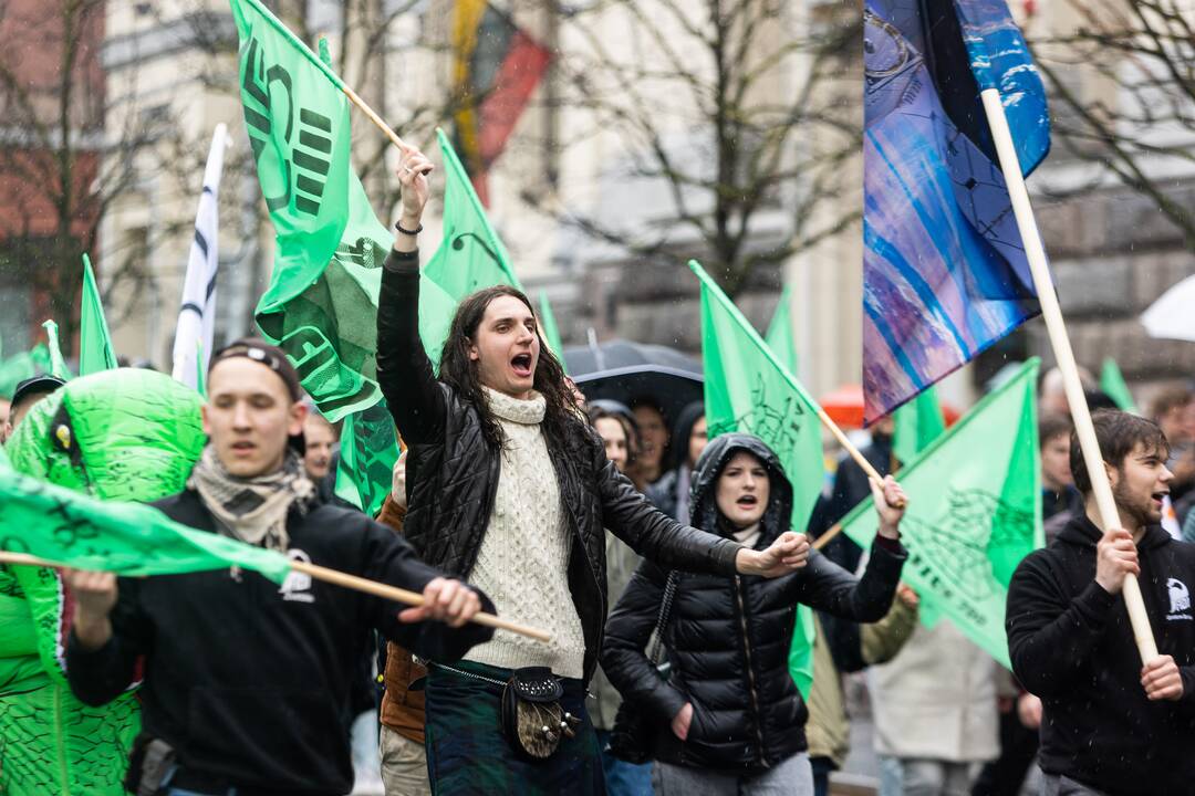 Studentų festivalio „Fiziko diena“ tradicinė eisena