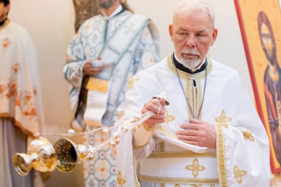 Vilniuje pirmąsias mišias laikė Konstantinopolio egzarchas